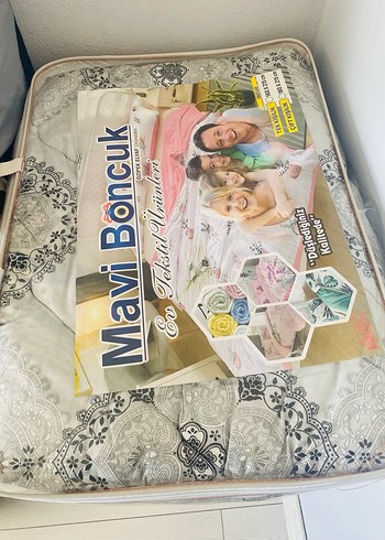 Pastel Renkli Baskılı Nevresimli yorgan sıfırdır