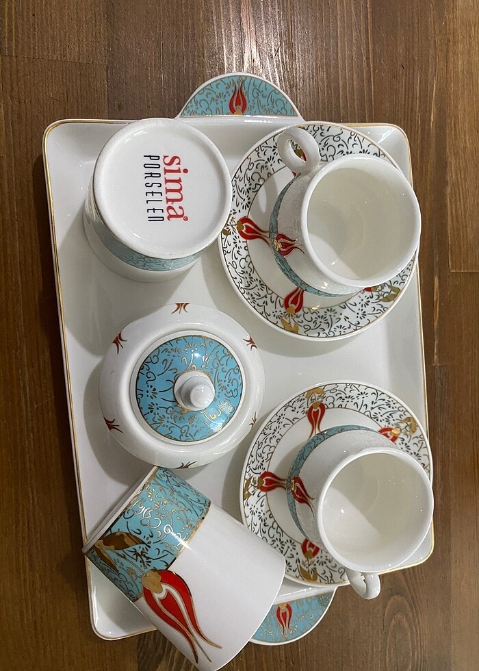 Sima porselen fincan - Görsel 2