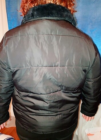 42 Beden Orjinal koton şişme mont