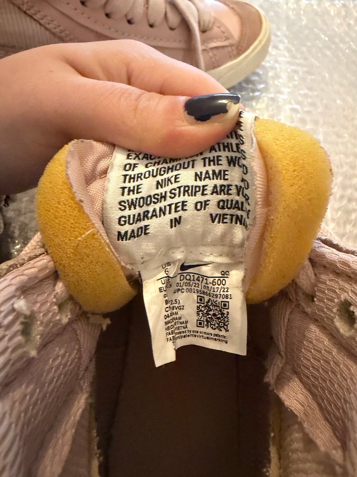 pembe nike blazer mid - Görsel 5