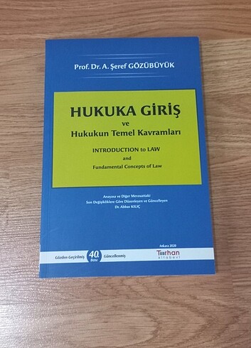 Hukuka Giriş ve Hukukun Temel Kavramları