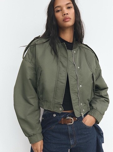 Zara Zara cepli bomber ceket