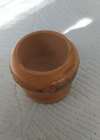 Çiçek Ahşap şekerlik/ mini vazo