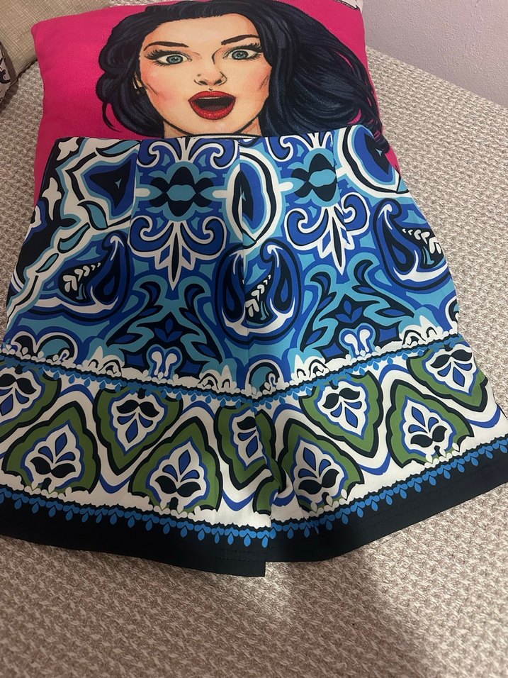 Bohem Desenli Mini etek - Görsel 2