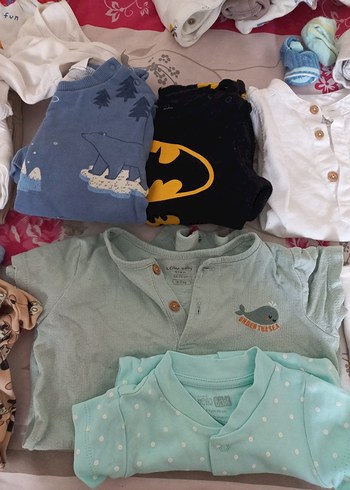 Sarı Pamuklu Erkek Bebek Kısa Kollu Body - Görsel 6