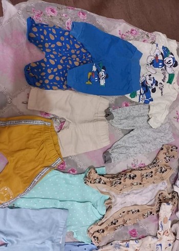 Sarı Pamuklu Erkek Bebek Kısa Kollu Body - Görsel 12