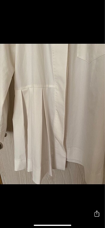 38 Beden Beyaz kadın tasarım gömlek