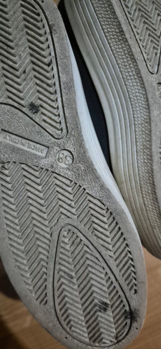 Kadın Gri Denim Dolgu Topuklu Spor Ayakkabı - Görsel 3