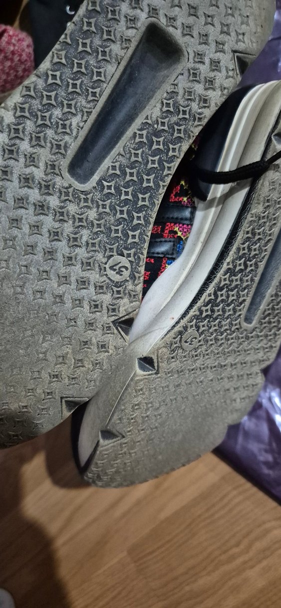 Kadın Çok Renkli Yılan Desenli Dolgu Topuklu Spor Ayakkabı - Görsel 3