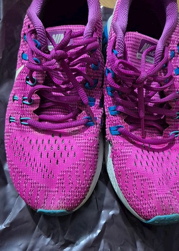 Mor Bağcıklı Kadın Spor Ayakkabı - Görsel 3