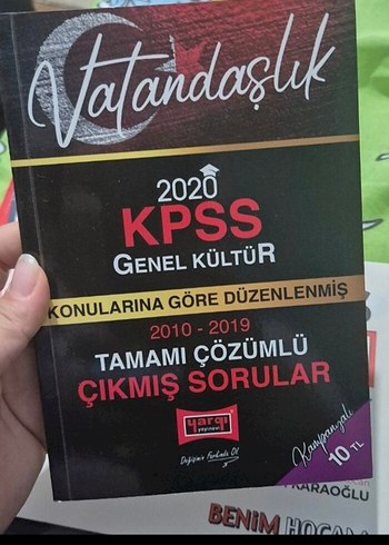 2020 KPSS Genel Kültür Çıkmış Sorular Kitabı