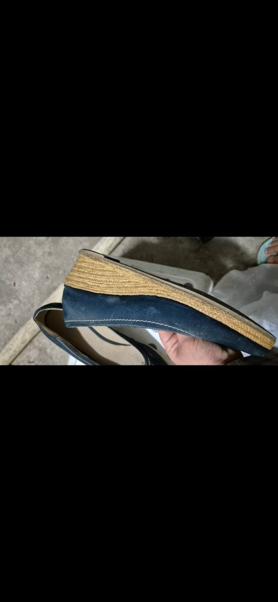 Günlük Mavi Dolgu Topuklu Kadın Ayakkabı - Görsel 2