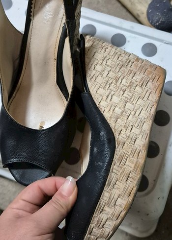 Siyah Tokalı Stiletto Topuklu Kadın Ayakkabı - Görsel 2