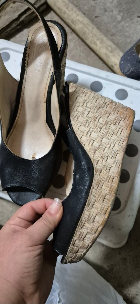 Siyah Tokalı Stiletto Topuklu Kadın Ayakkabı - Görsel 2