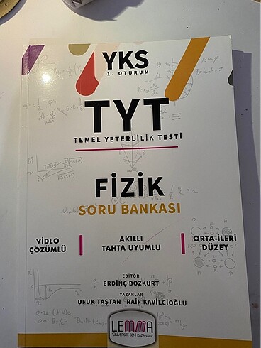 TYT FİZİK SORU BANKASI ORTA DÜZEY YKS