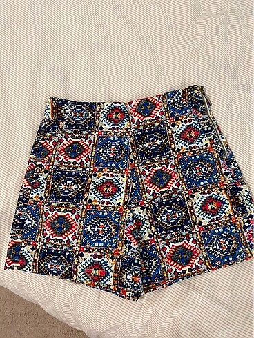 desenli bohem şort