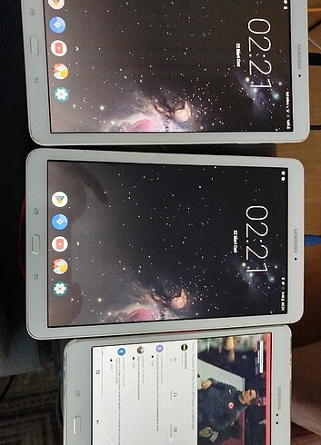Samsung 3 adet Samsung tablet