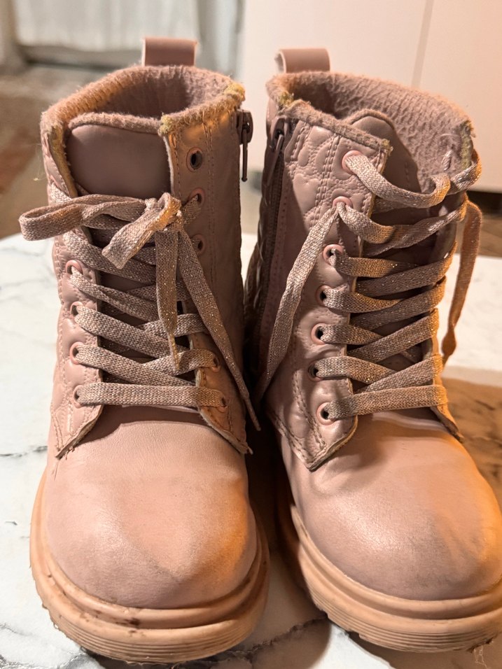 Kızlar için Nakışlı Kürklü Süet Bot - Görsel 5