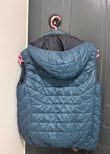 Yeşil Kapüşonlu Erkek Şişme Yelek - Görsel 2