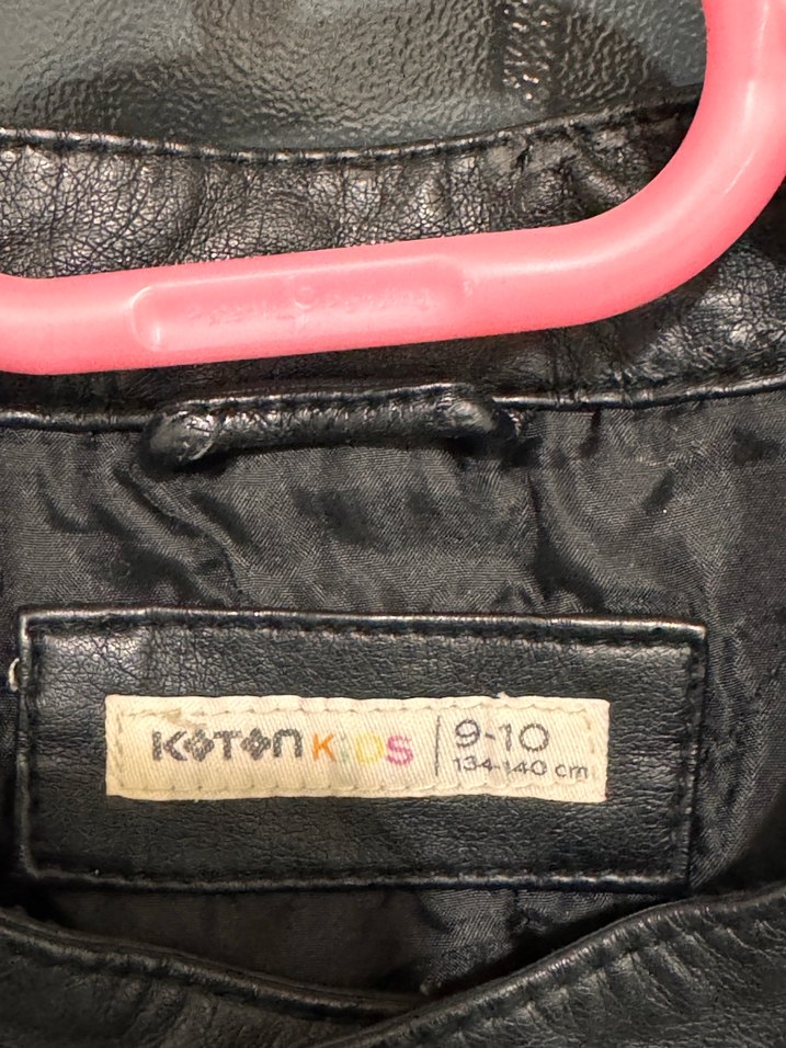 Erkek Siyah Deri Biker Ceket - Görsel 3