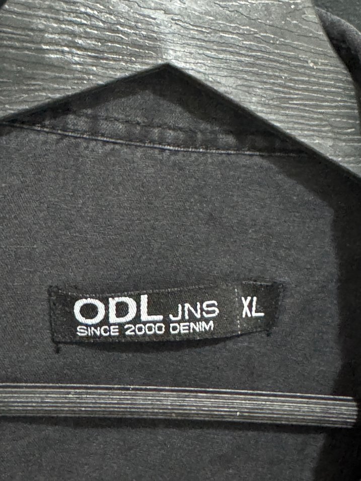 Düğmeli Siyah Denim Kadın Ceket - Görsel 3