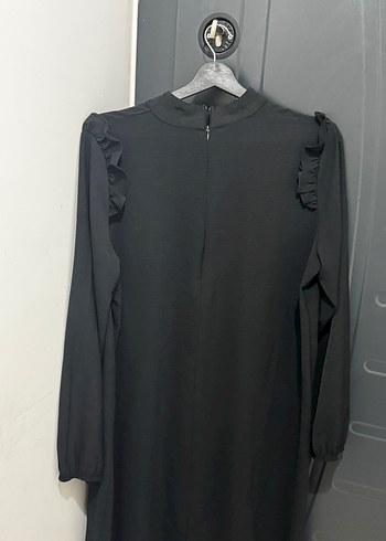 Siyah Pilili Uzun Kollu Kadın Tunik - Görsel 2