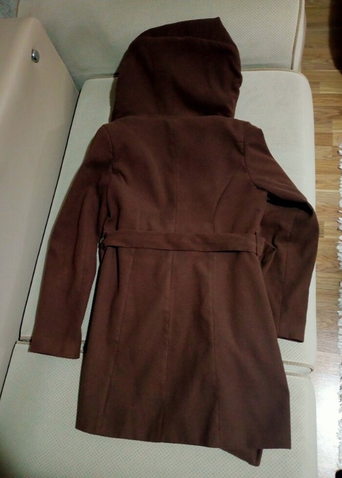 Kahverengi Kaşe Manto  - Görsel 2