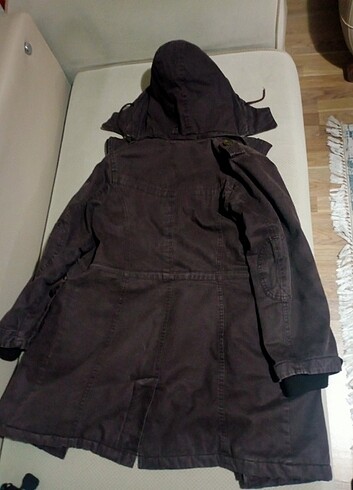 Kahverengi kadın manto - Görsel 2