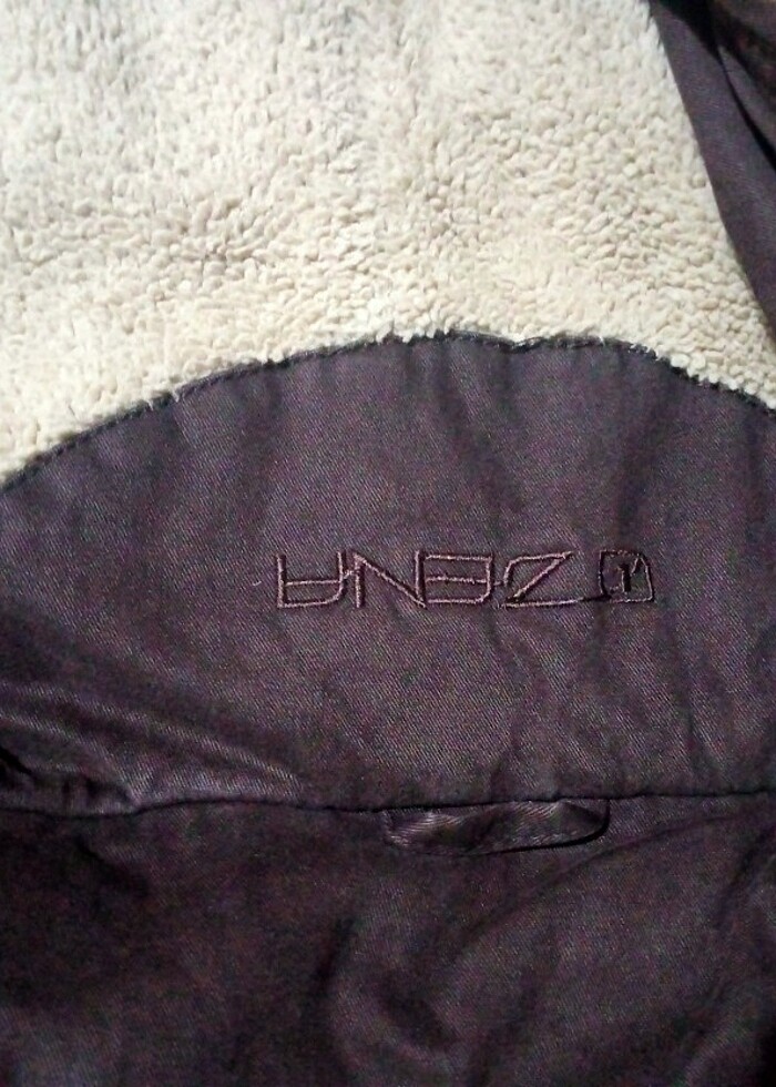 Kahverengi kadın manto - Görsel 4