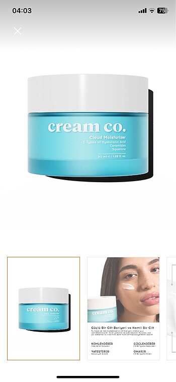 cream co nemlendirici