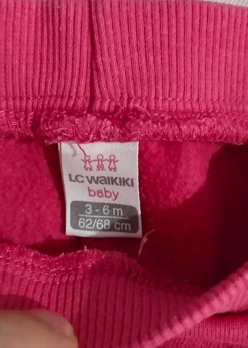 3-6 Ay Beden çeşitli Renk Kız Çocuk Basic Likralı Tayt Seti