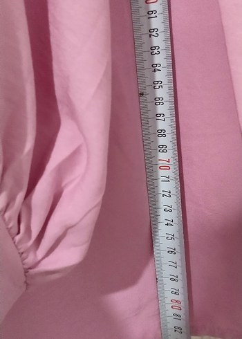 xl Beden Düğmeli Pembe Salaş Kadın Gömlek