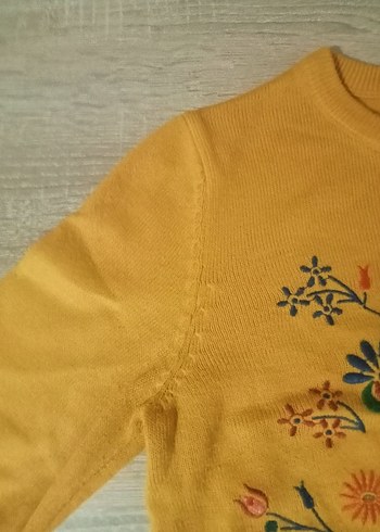 VİNTAGE İŞLEMELİ KAZAK - Görsel 10