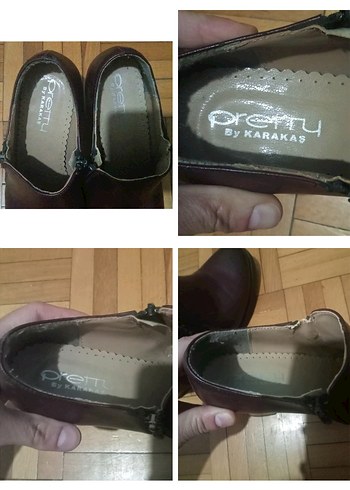 Bordo Deri Kadın Topuklu Bot - Görsel 5