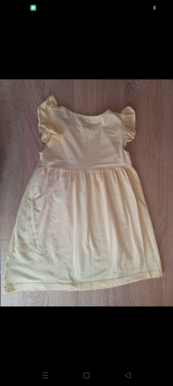 SARI ELBİSE KIZ ÇOCUK - Görsel 5