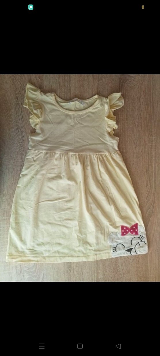 SARI ELBİSE KIZ ÇOCUK - Görsel 4