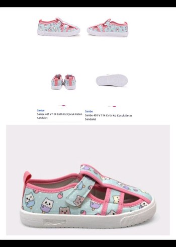 KETEN SANDALET KIZ ÇOCUK - Görsel 4