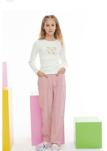 Kız Çocuk Pantolon - Görsel 4