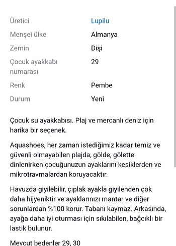 DENİZ AYAKKABISI KIZ ÇOCUK - Görsel 2