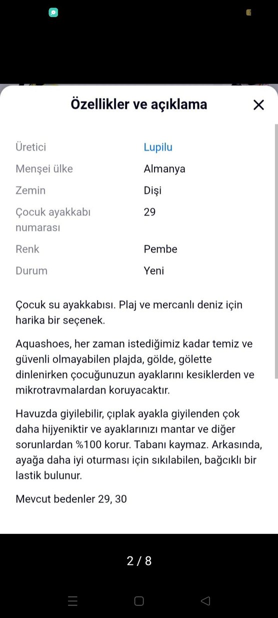 DENİZ AYAKKABISI KIZ ÇOCUK - Görsel 2