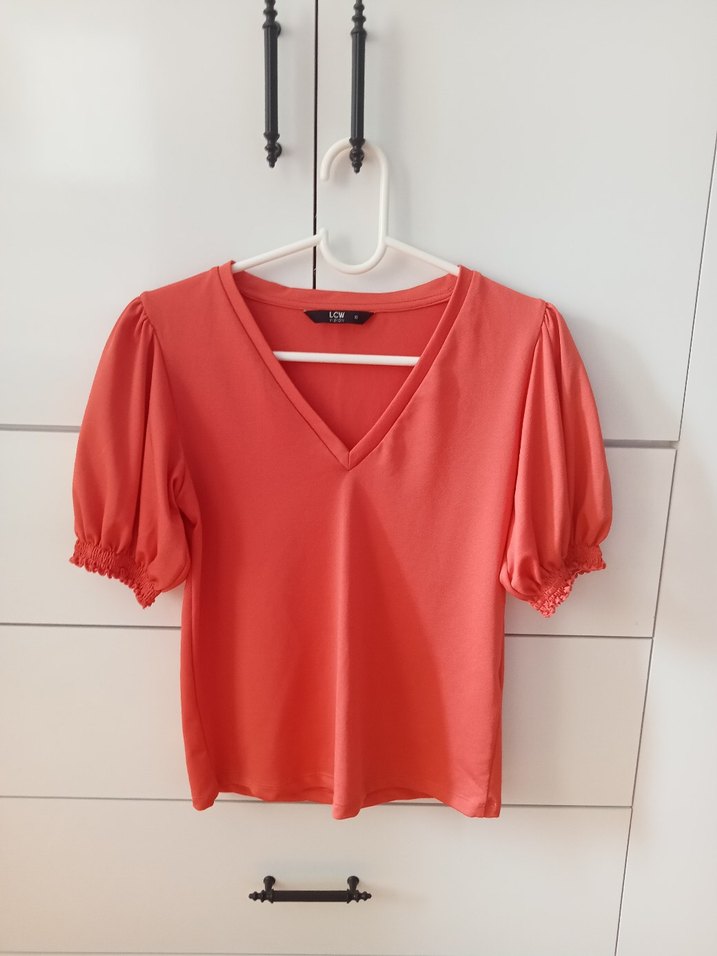 V Yaka Bluz - Görsel 4