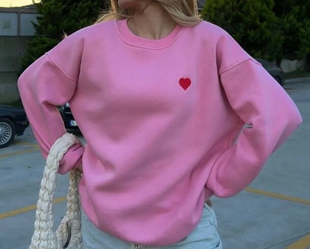 pembe sweatshirt