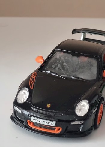 Siyah Oyuncak Porsche 911 GT3 RS Araba