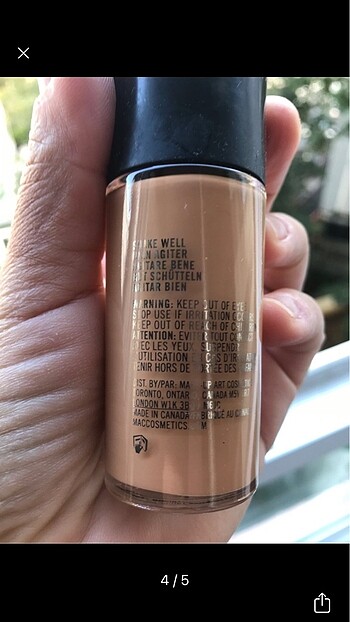  Beden Renk Mac spf15 0 üründür hiç kullanılmadı satış fiyatı 1200? 850? ye 