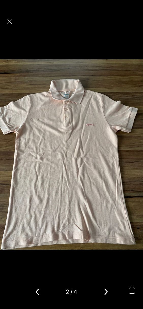 Erkek Gri Pamuklu Kısa Kollu Polo Tişört - Görsel 5