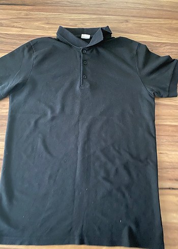 Erkek Siyah Kısa Kollu Polo Tişört - Görsel 3