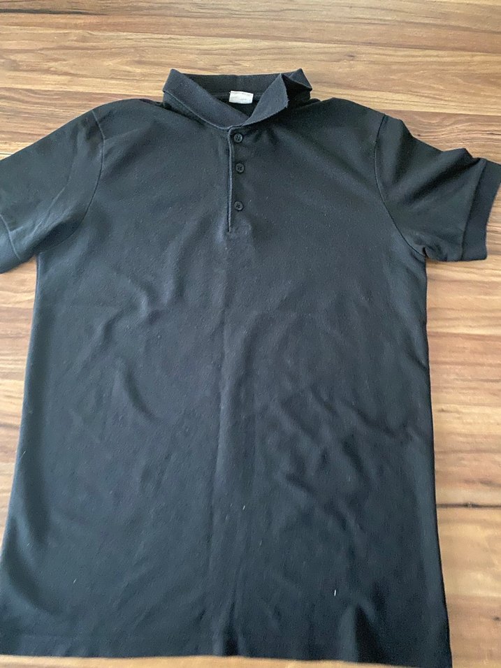 Erkek Siyah Kısa Kollu Polo Tişört - Görsel 3