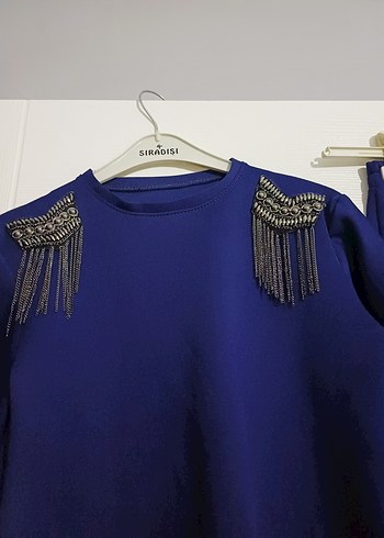 Püsküllü kız cocuk ikili takım - Görsel 4