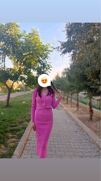 Trendyol & Milla Triko elbise takım