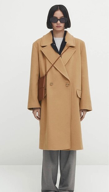 Massimo Dutti yünlü kaban